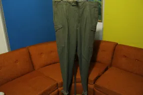 1955 Swedish Military Crown Pants Vintage Heavy Wool Cargo Soderbergs Upsala