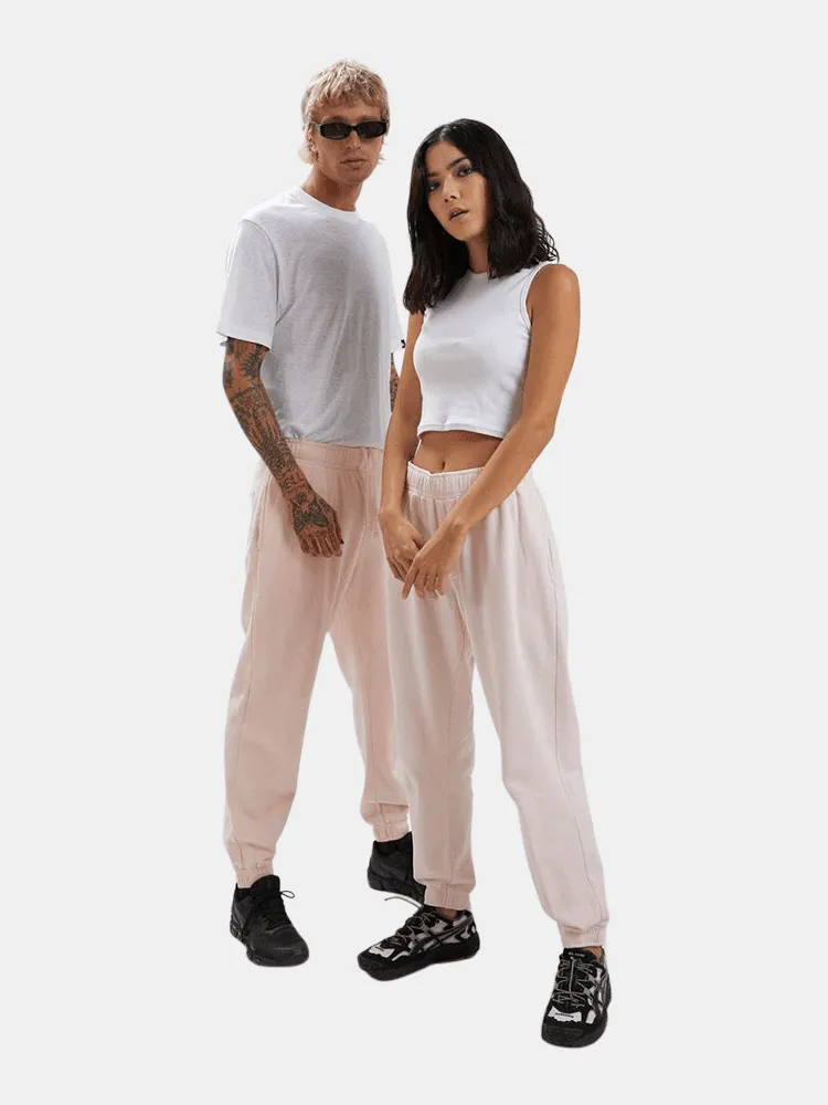 Afends Hemp Sweat Pant - Ash Pink