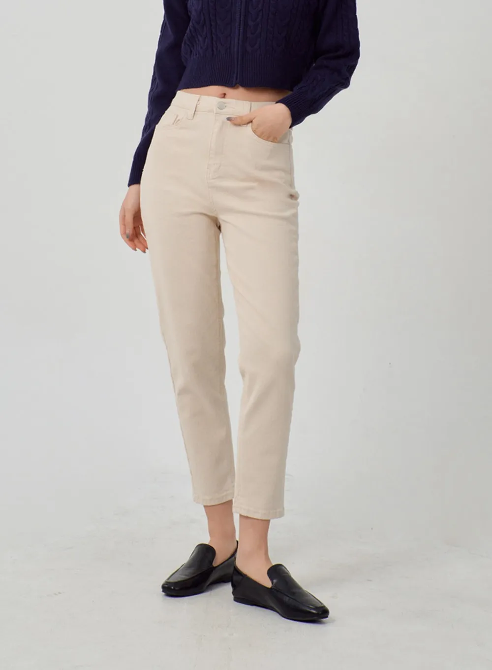 Ankle Cotton Pants IM316