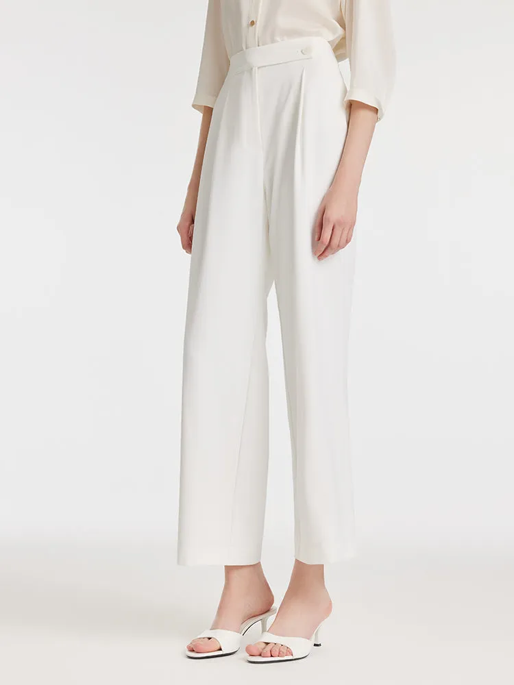 Ankle Length Women Wide Leg Pants