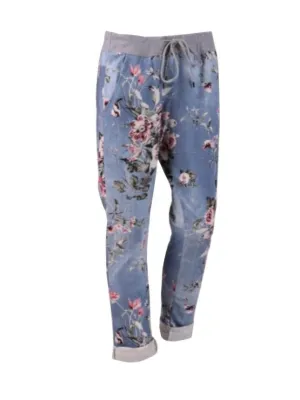 Anne   Kate Italian Rose Light Denim Trouser 16-20