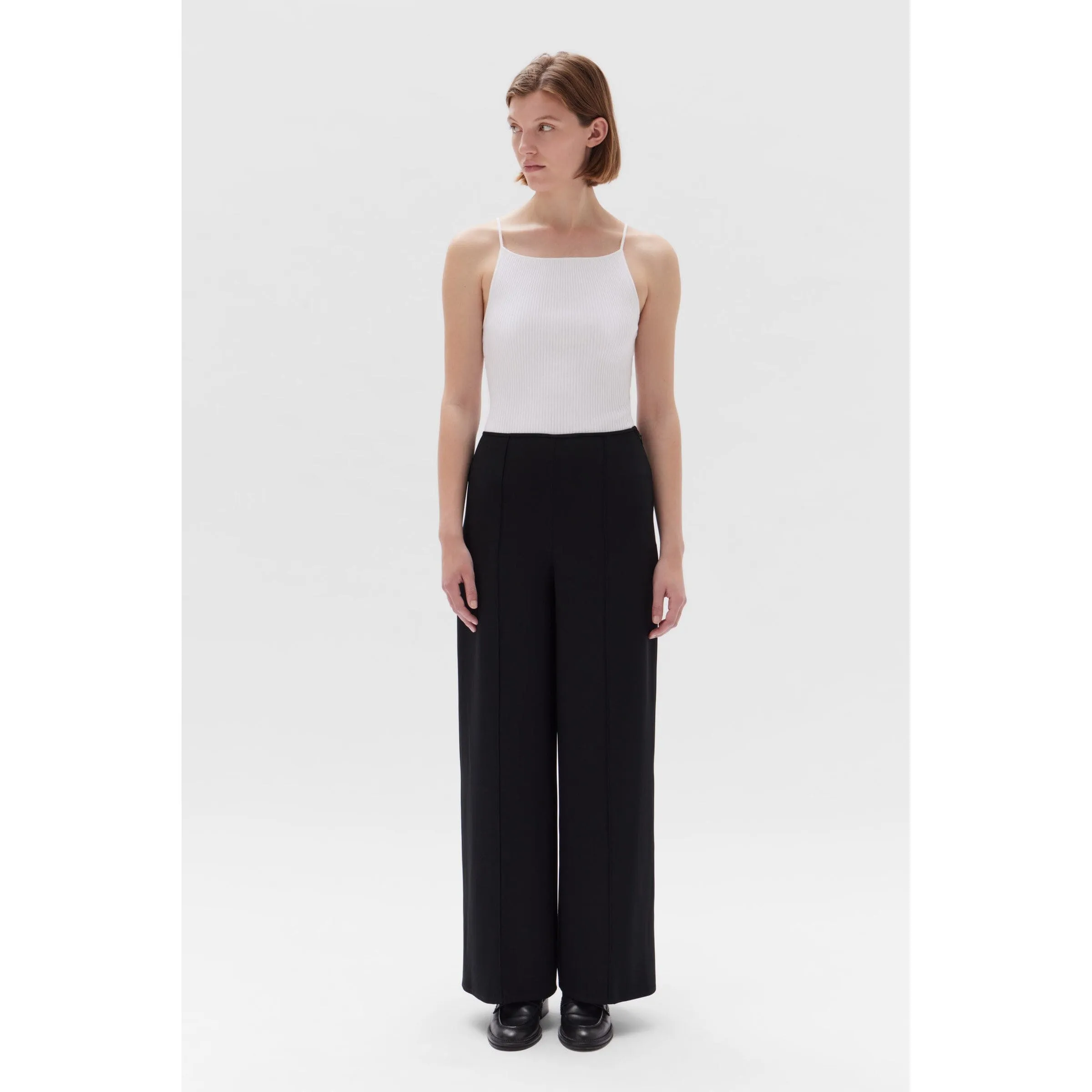 Assembly Label Sabine Crepe Trouser - Black