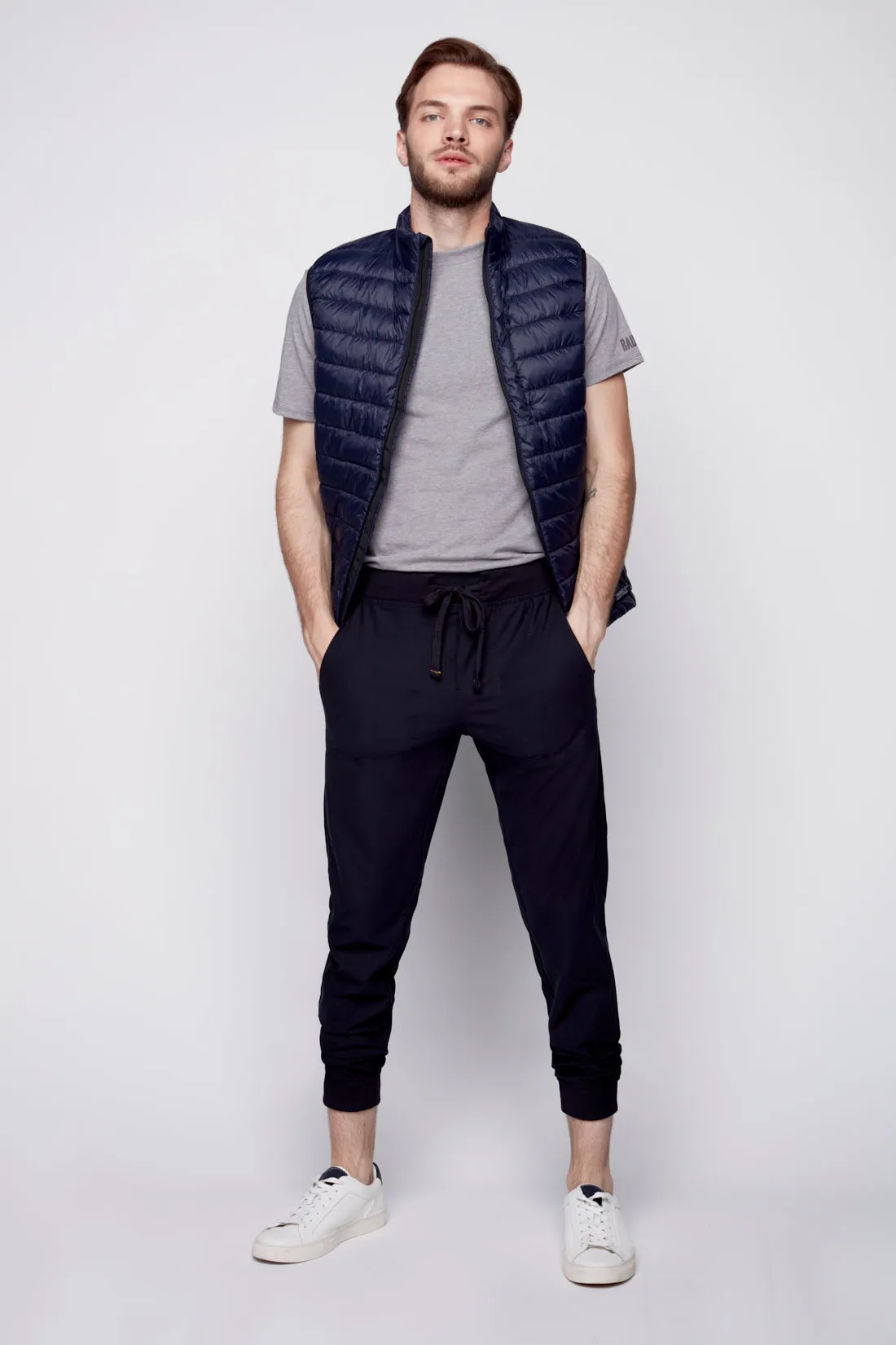 AXEL - Pull-On Jogger with Elasticized Waist & Cuffs - Dark Navy