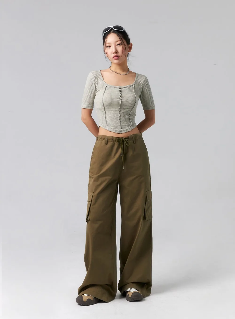 Baggy Cargo Pants CL319