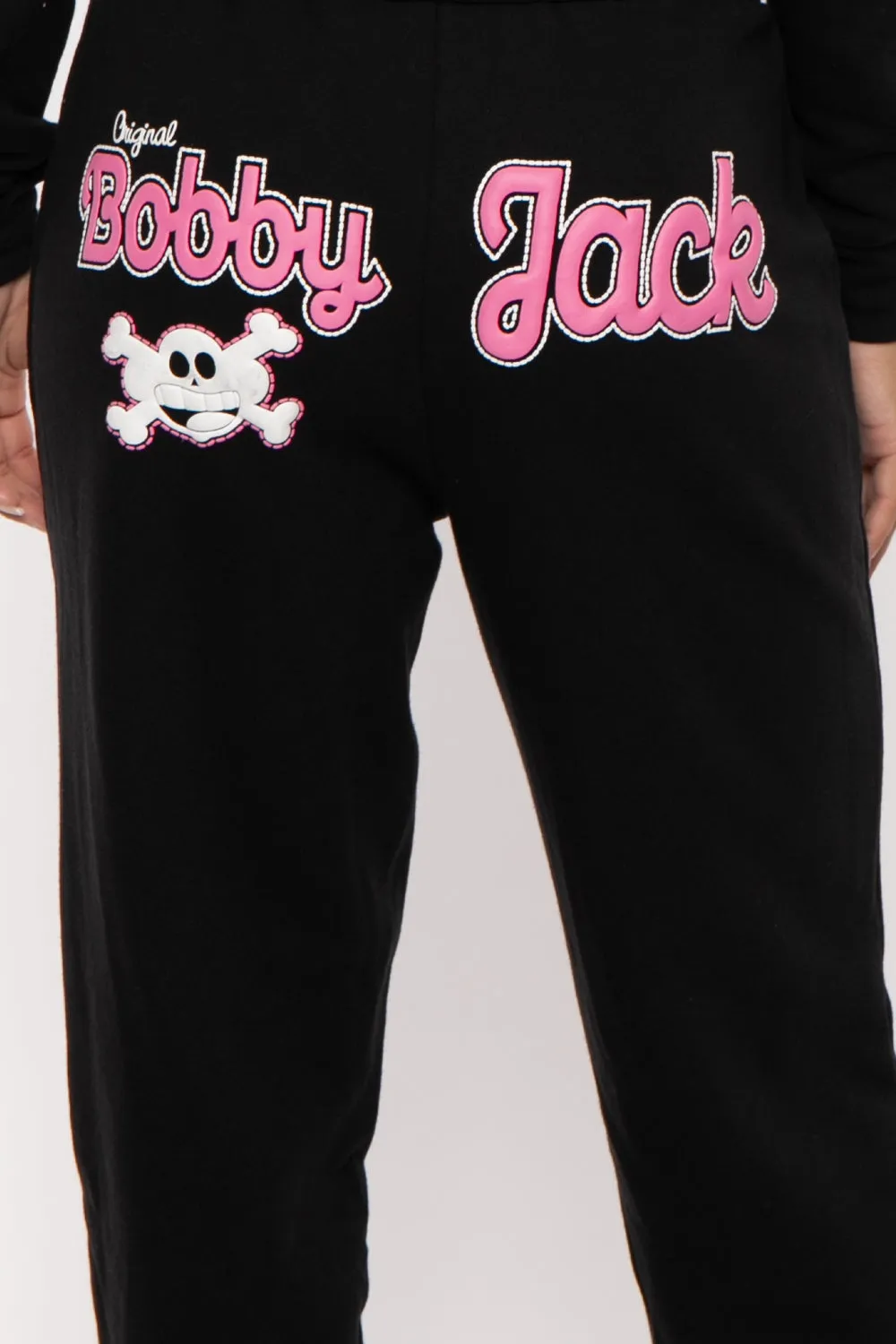 Bobby Jack Zip Up Hoodie & Pants Set - Surrender - Black