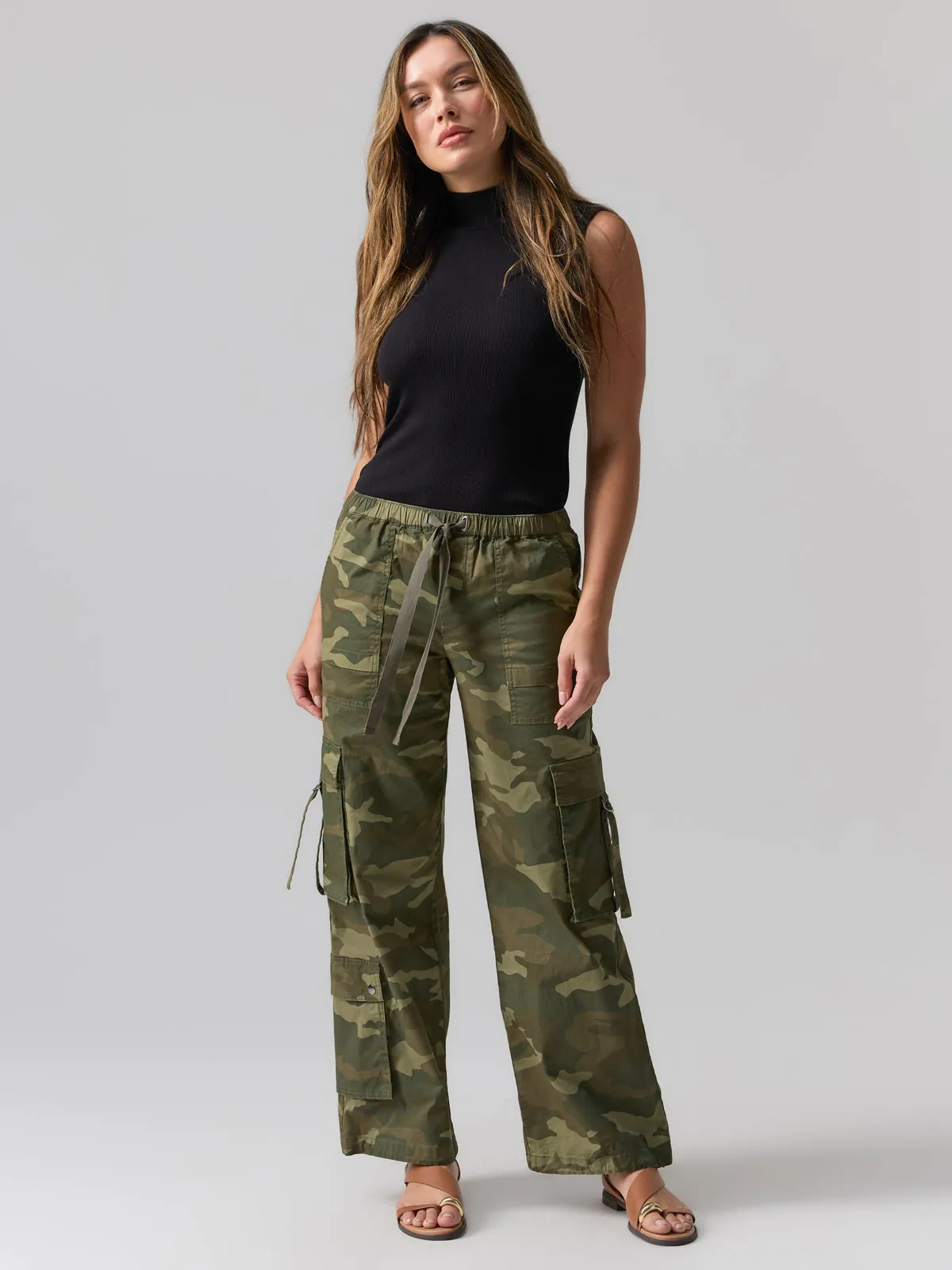 Cargo Parachute High Rise Pant Renew Camo