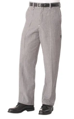 Chef Works Basic Chef Pants: Small Check