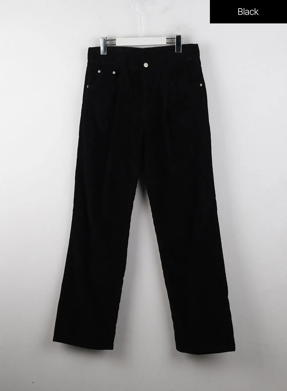 Corduroy Pintuck Wide Pants IJ403