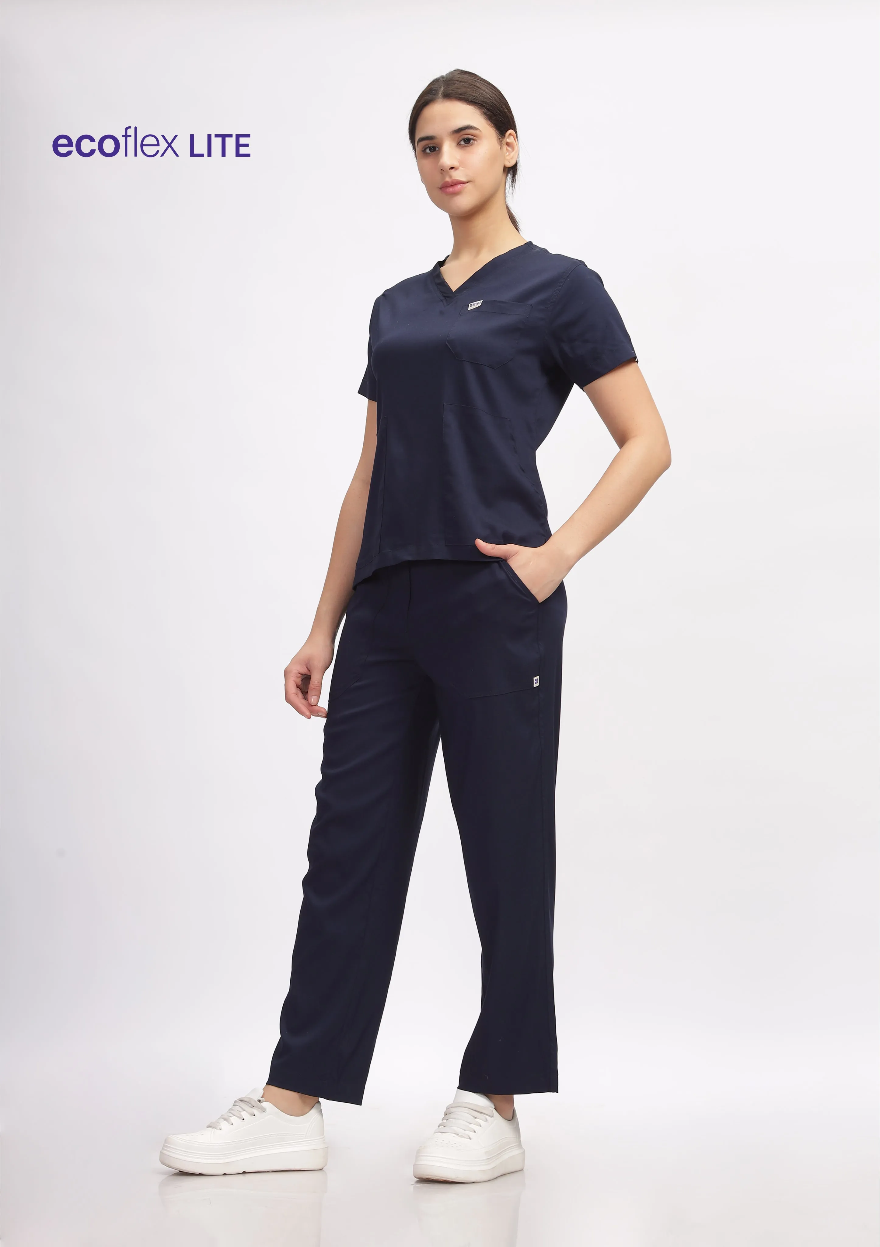 Ecoflex Lite Women's 5 Pocket (Navy Blue) Scrubs