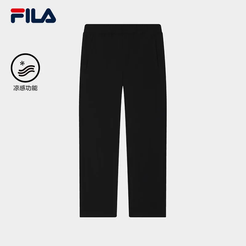 FILA CORE LIFESTYLE BLUE Men Knit Pants (Black)