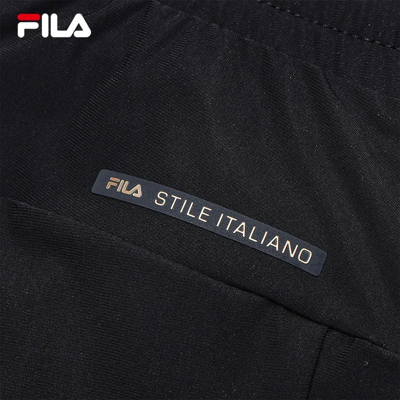 FILA CORE LIFESTYLE BLUE Men Knit Pants (Black)