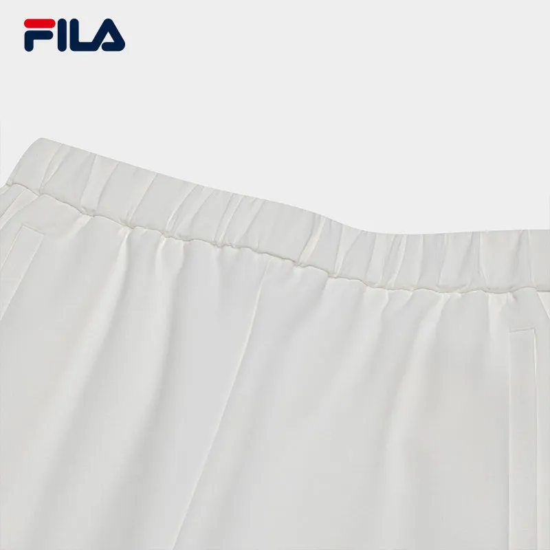 FILA CORE WHITE LINE EMERALD Women Woven Pants in White