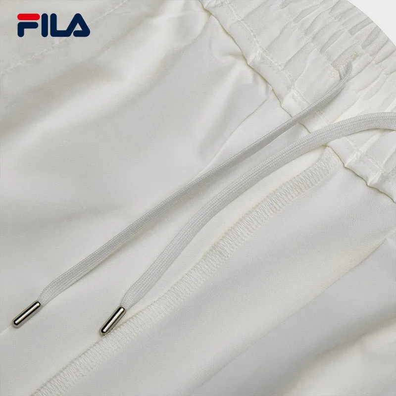 FILA CORE WHITE LINE EMERALD Women Woven Pants in White