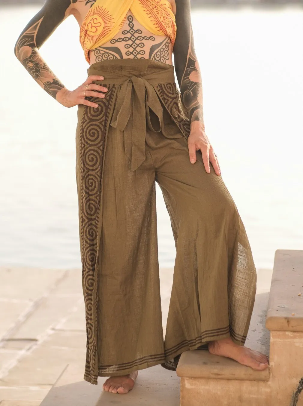 Fisherman Wrap Pants