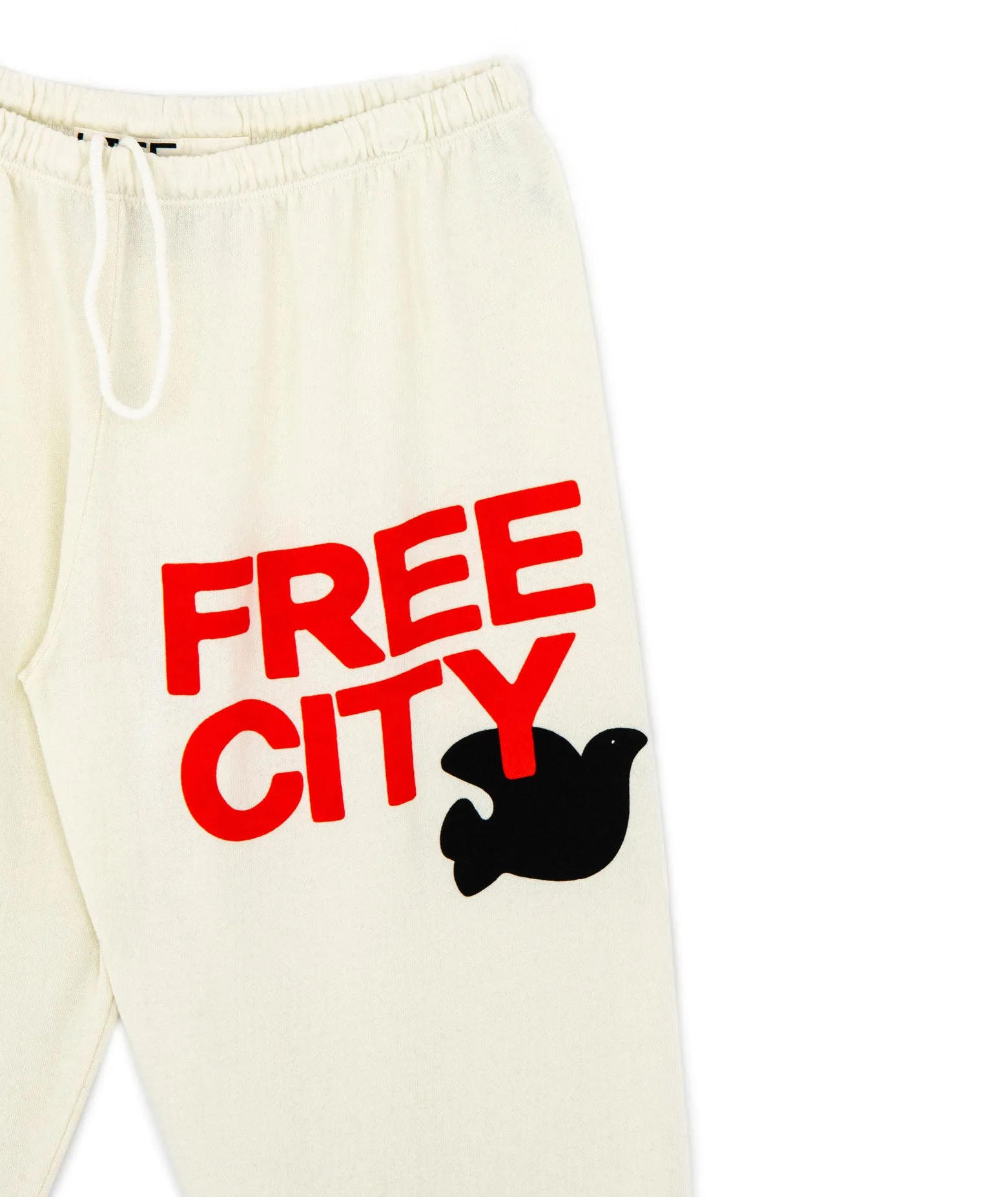 FREECITY Women Large Sweatpants Creamy Yum