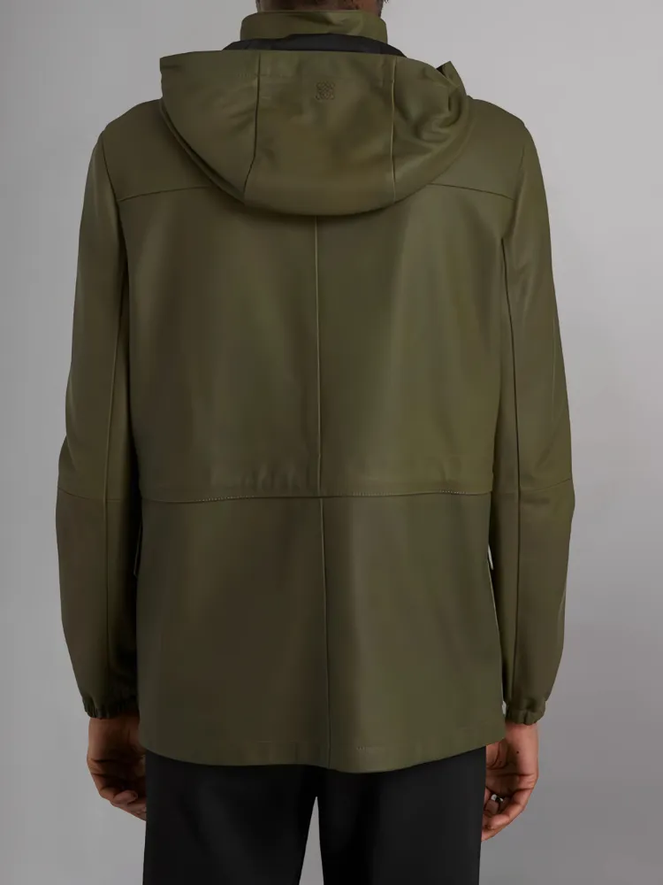 Hiking jacket in nappa