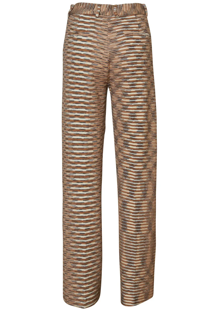 Low Rise Wide Wool Pants Camel