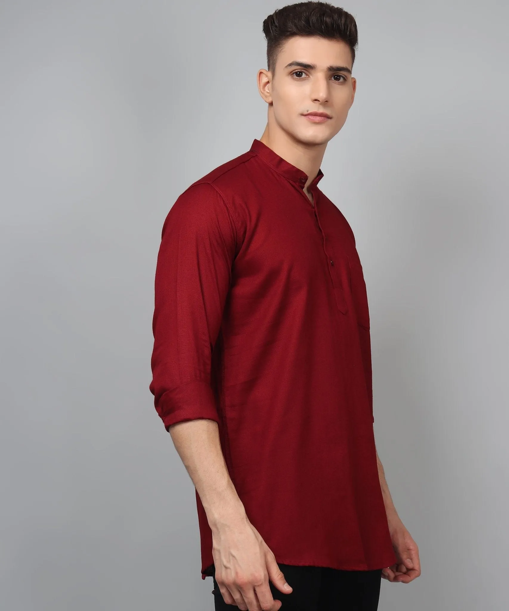 Luxe TryBuy Premium Fancy Cotton Ethnic Kurta for Men