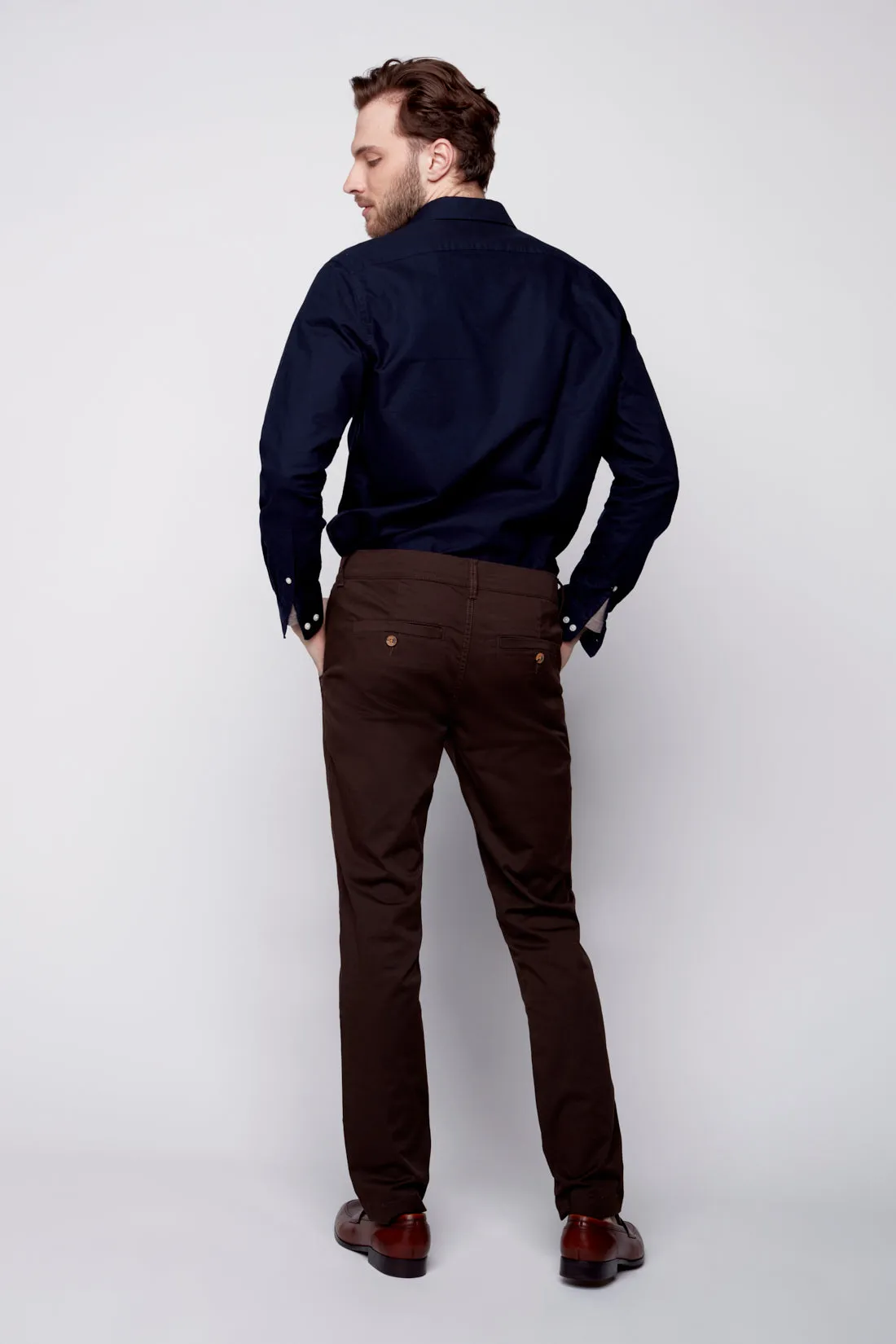 MARLEY - Slim Fit Chinos - Brown