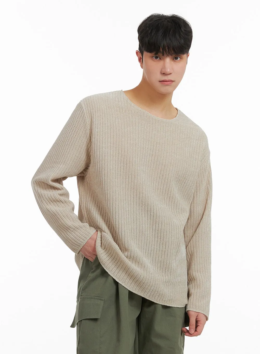 Men's Soft Knit Long Sleeve IA402