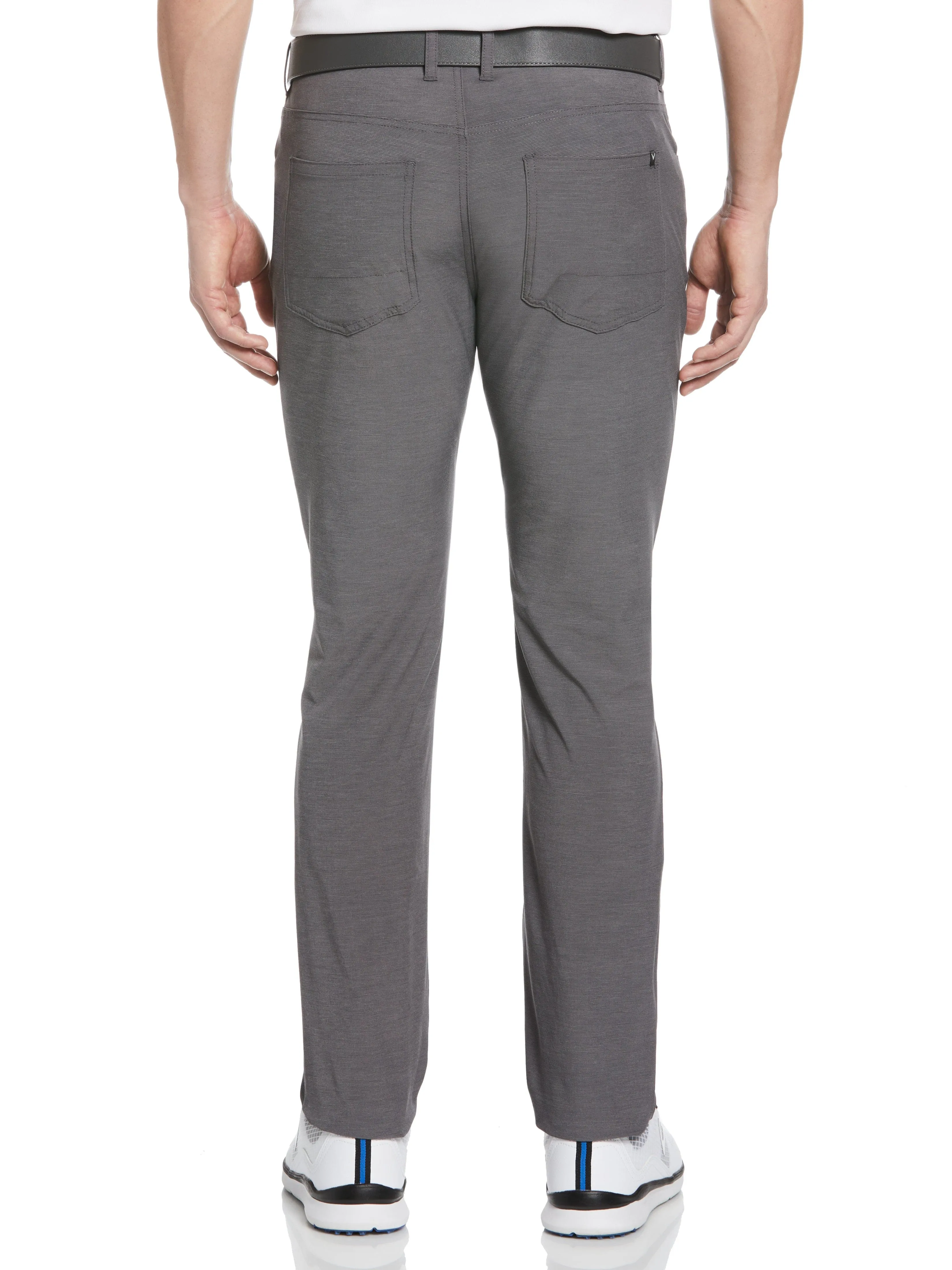 Mens Textured 5-Pocket Pant