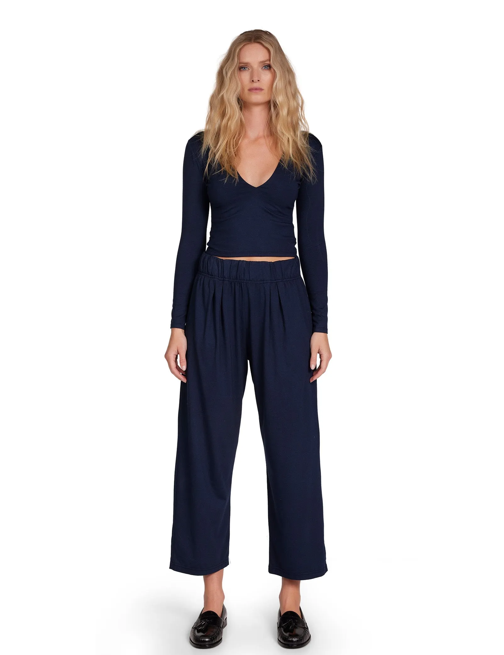 Penny Pleat Front Pant