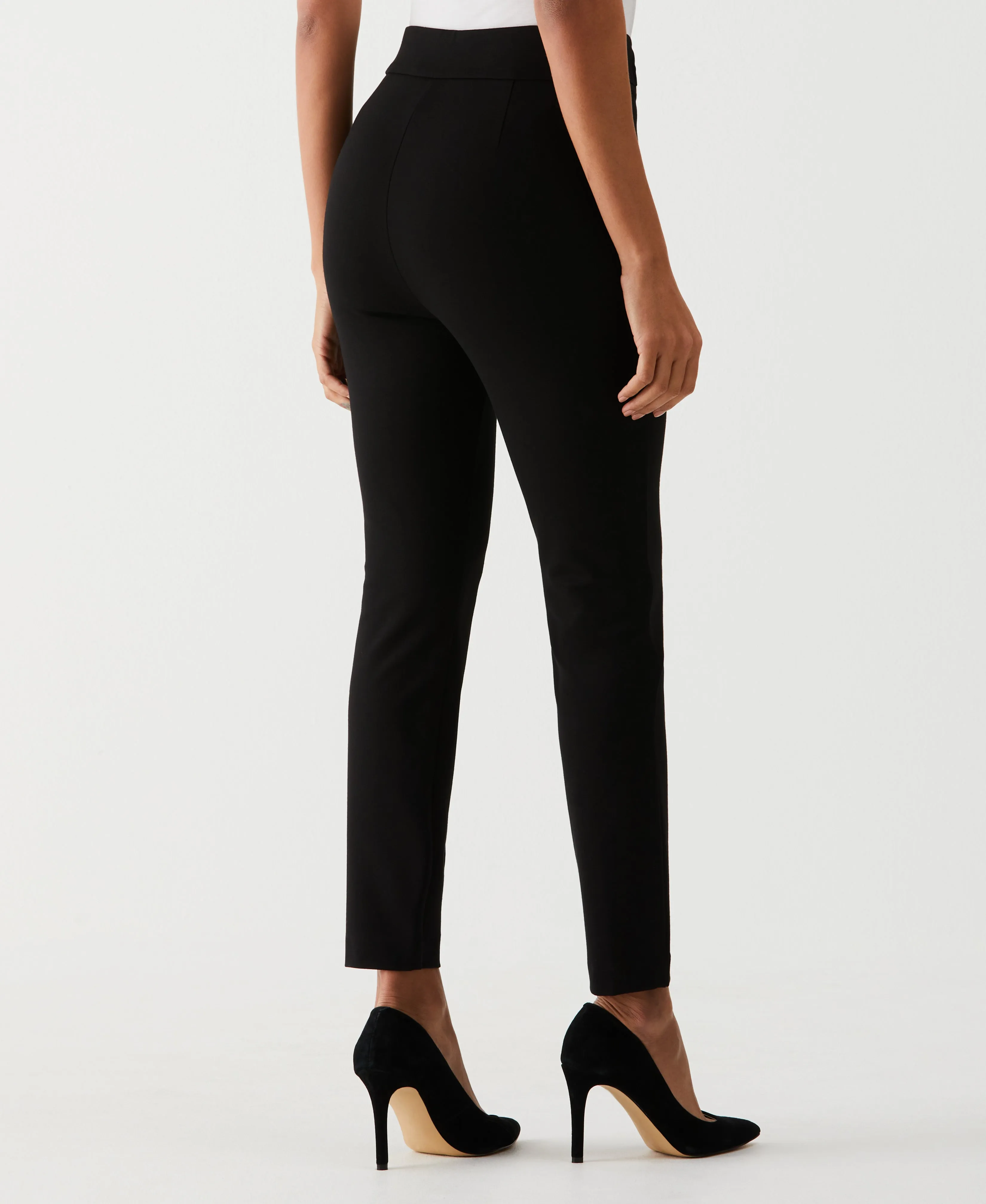 Petite Slim Leg Ankle Pant with Hardware