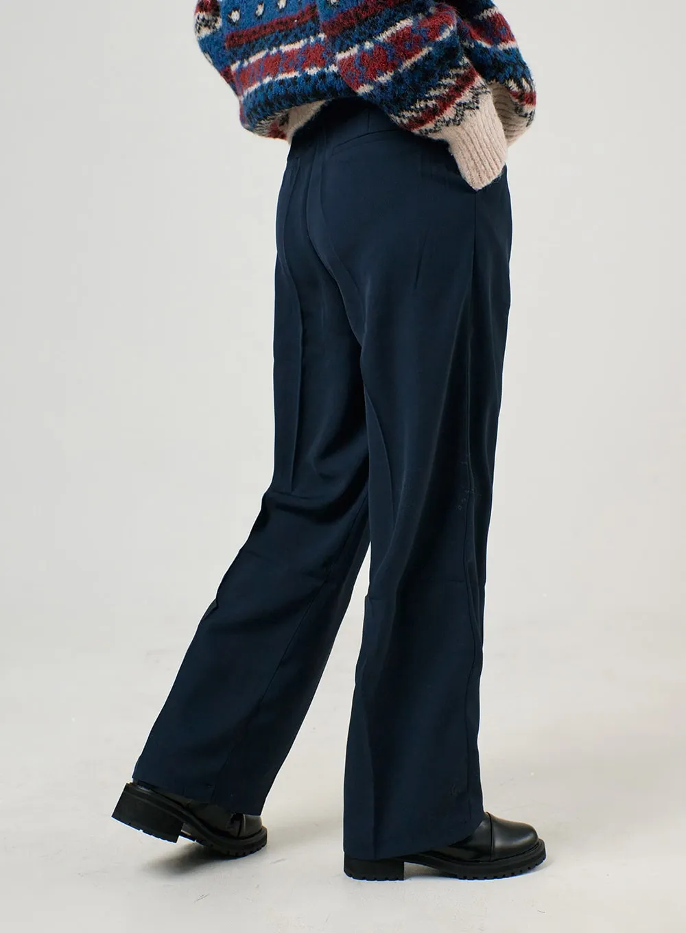 Pintuck Wide Pants OF405