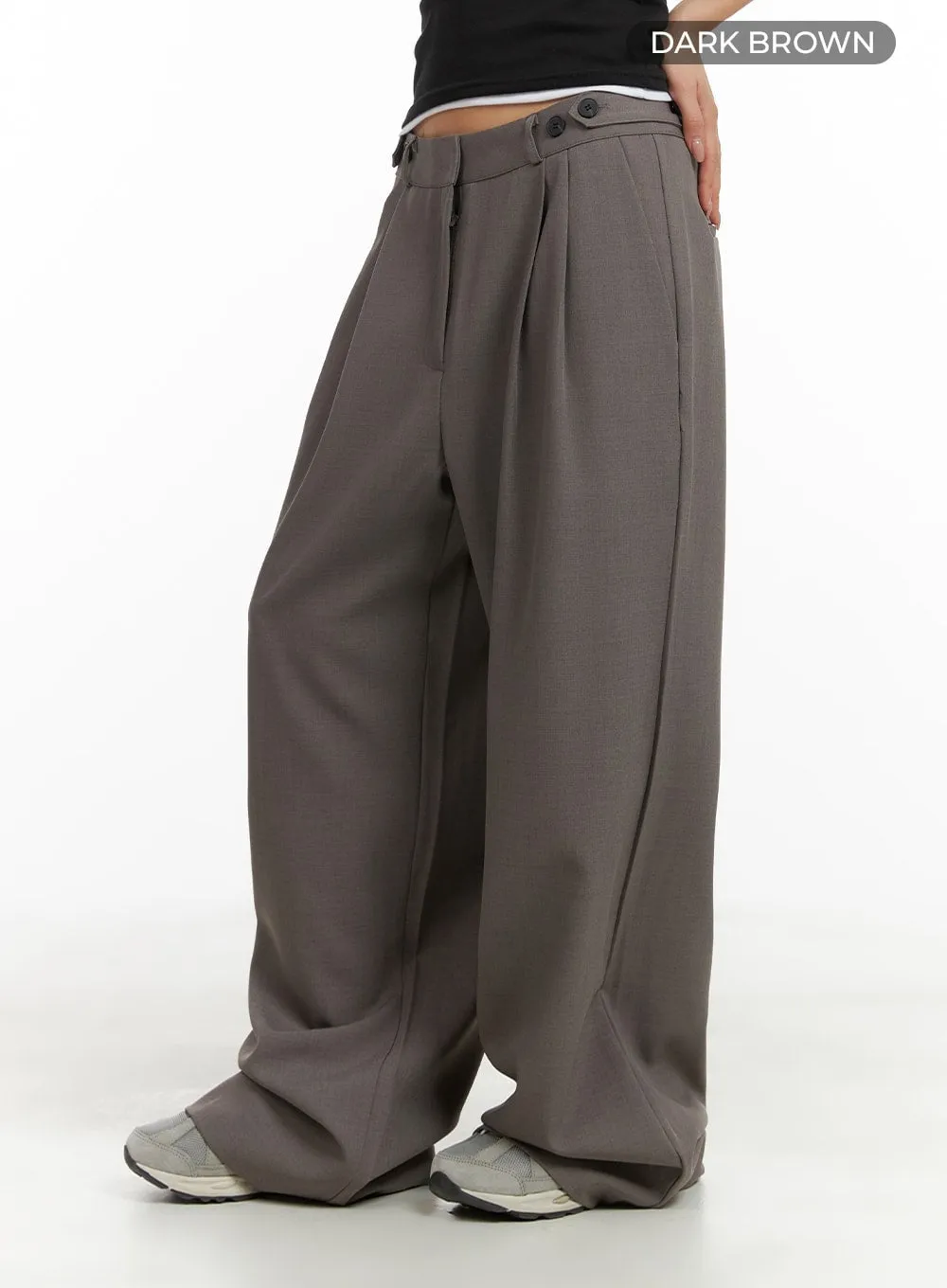 Pintuck Wide Trousers CA409