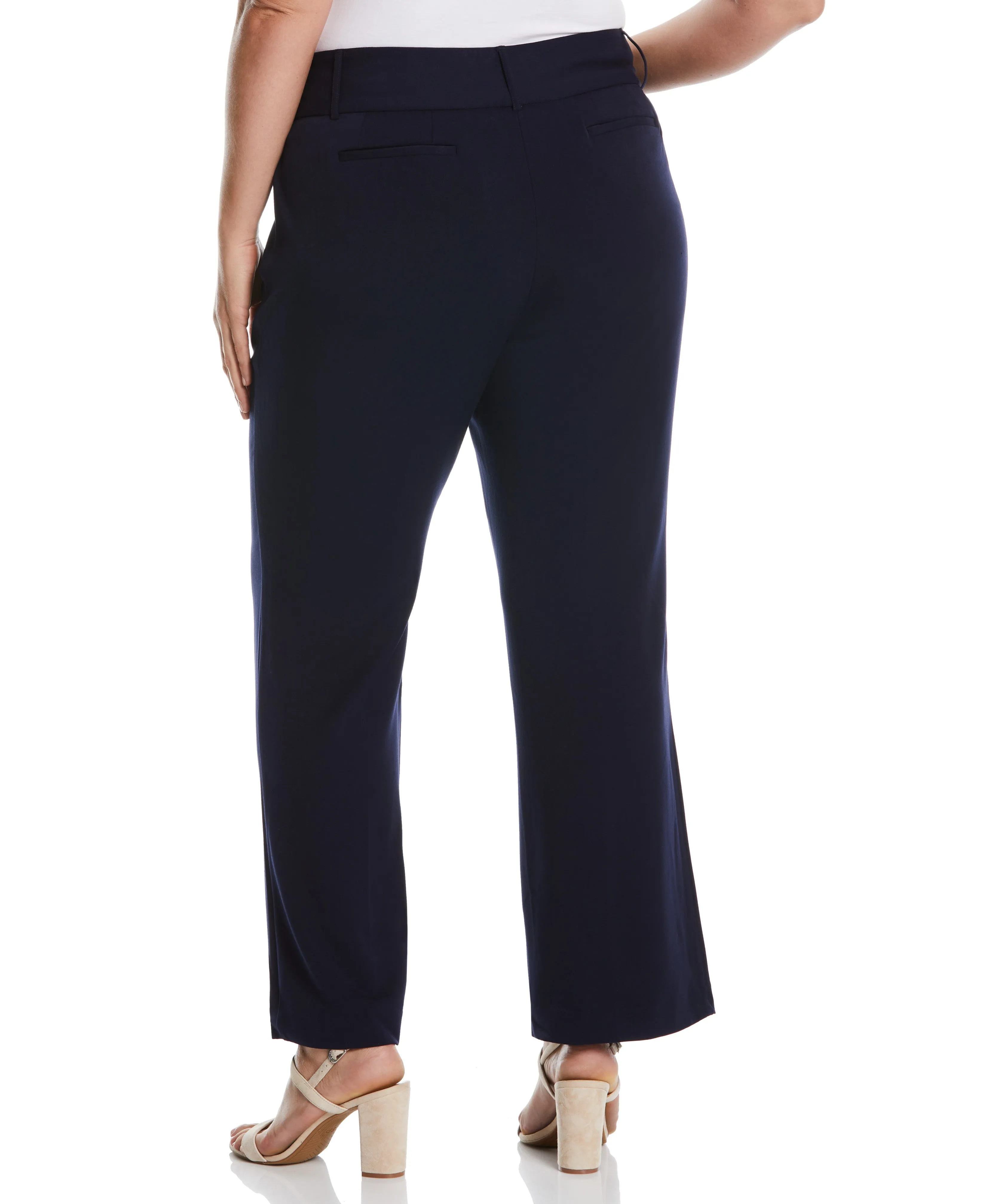 Plus Size Curvy Fit Boot Cut Pant - Curvy Fit