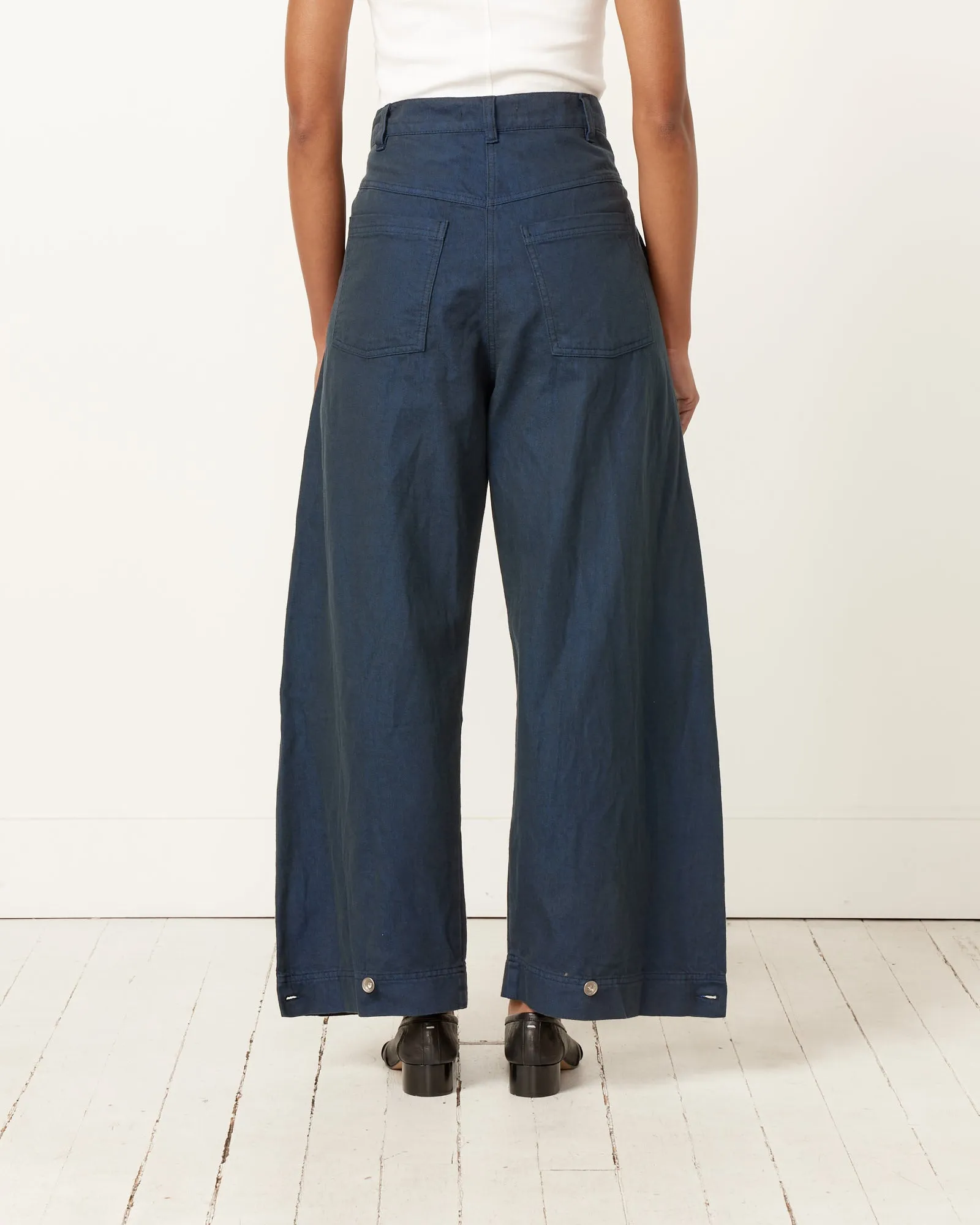 Post Denim Pant in Navy/Blue