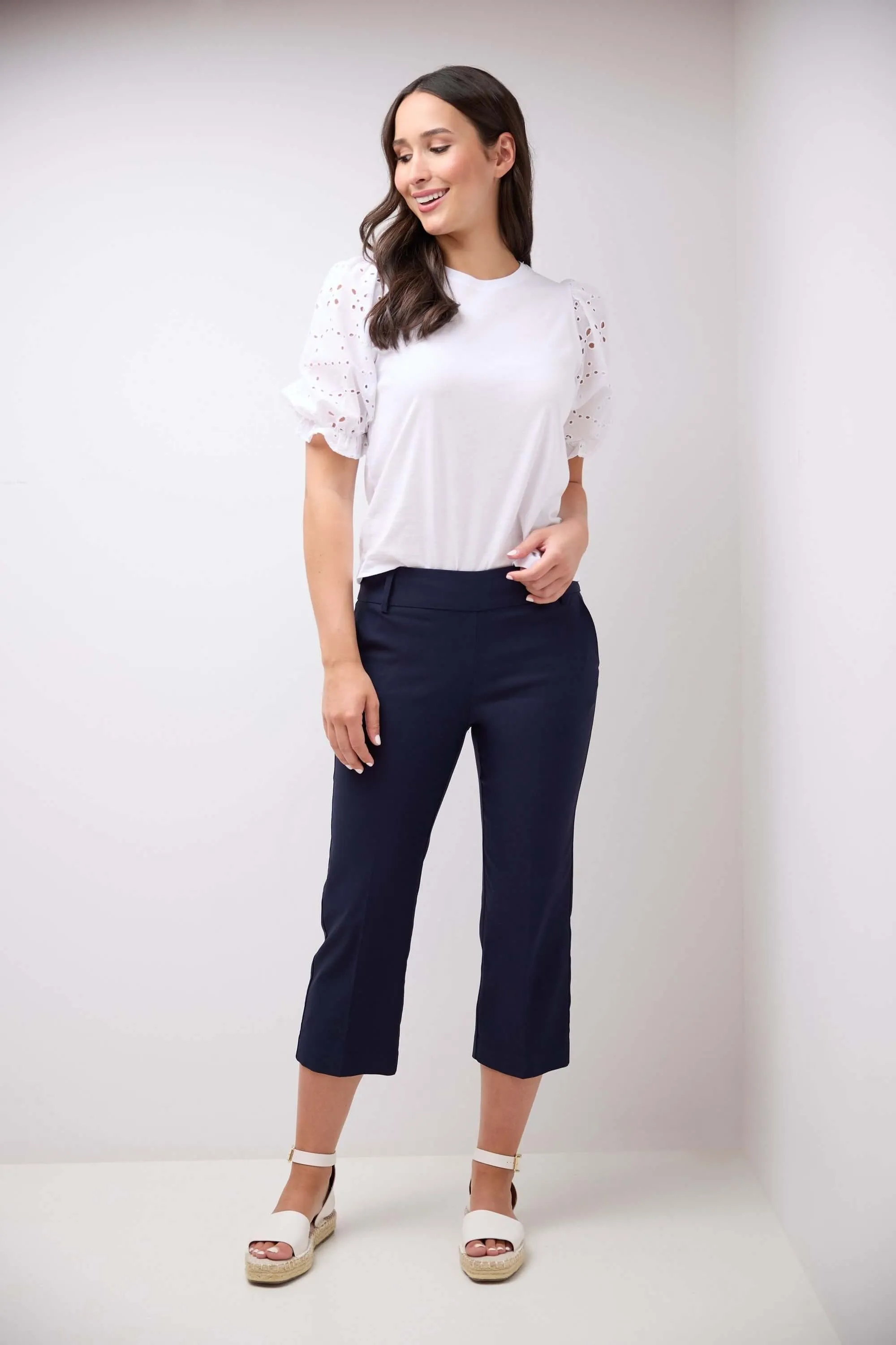 Rekucci EcoCosy Classic Chic Cropped Capri Pant