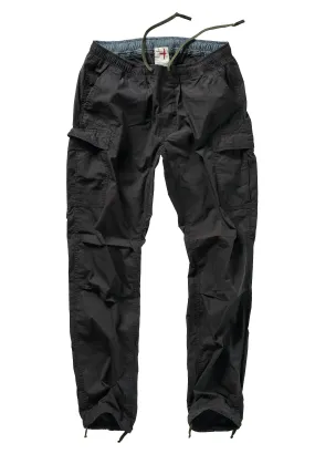 Relwen Charcoal Grey Drawstring Cargo Pant