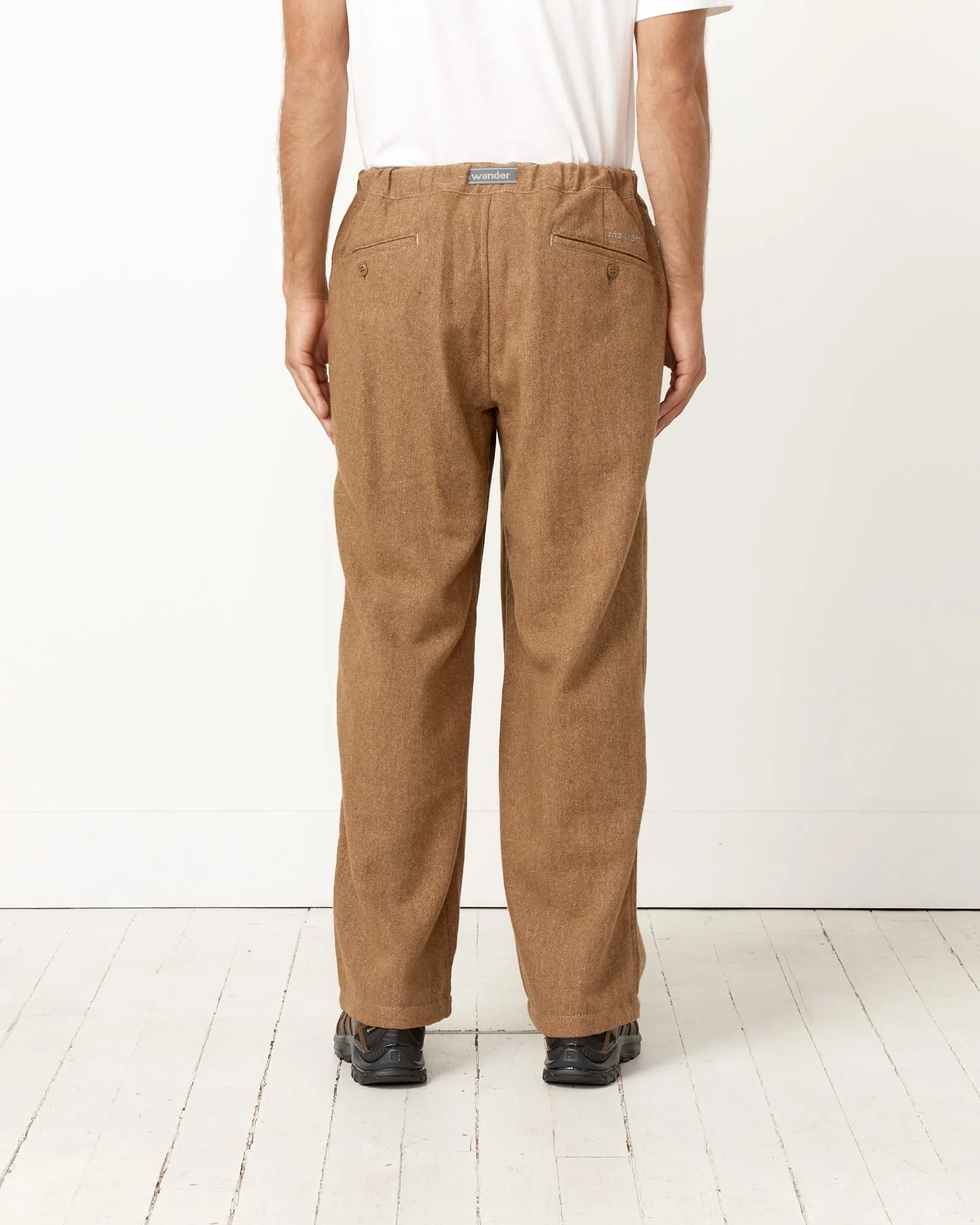 Rewool Tweed Wide Pant