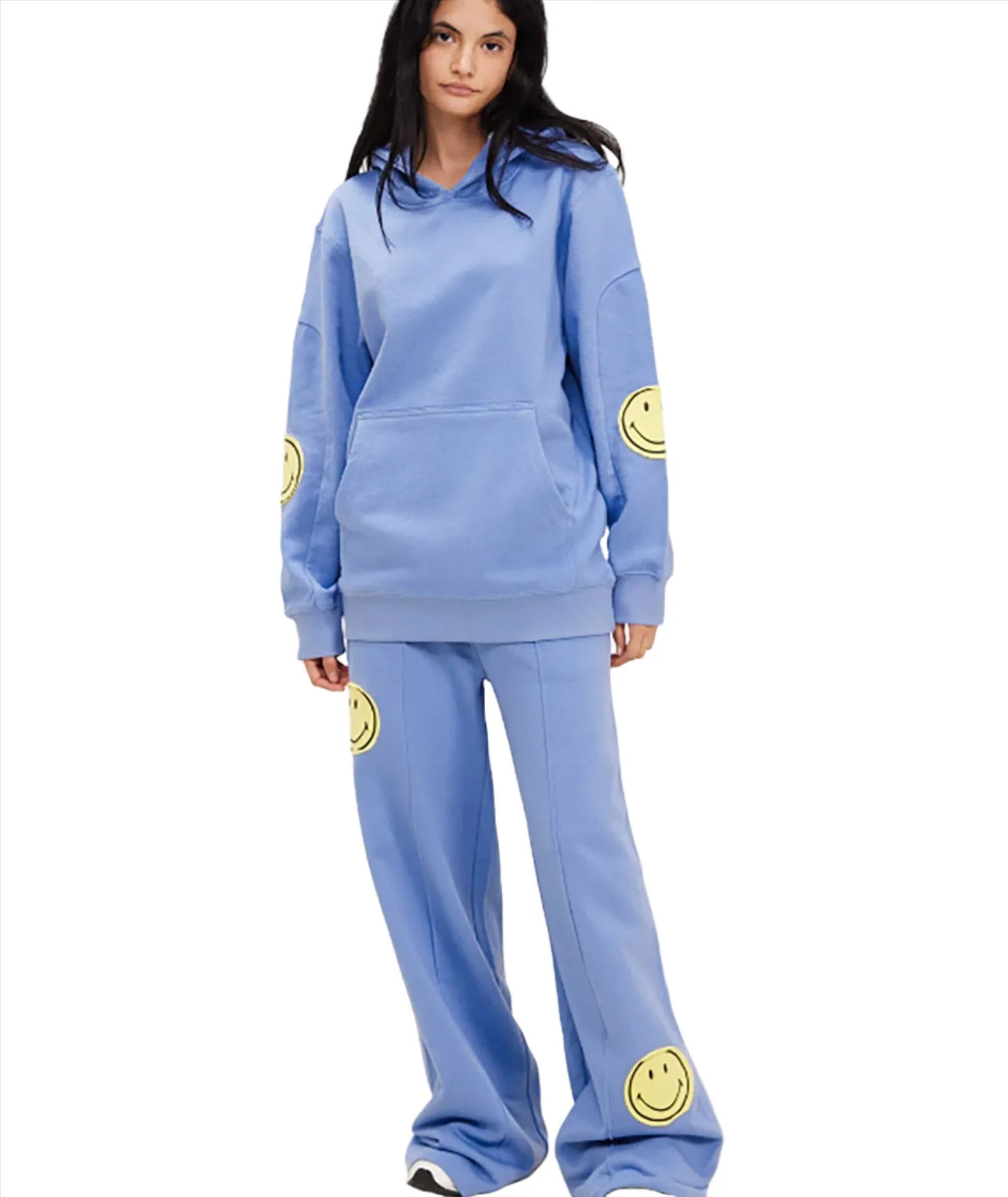 Samii Ryan Women Smiley Straight Leg Sweatpants