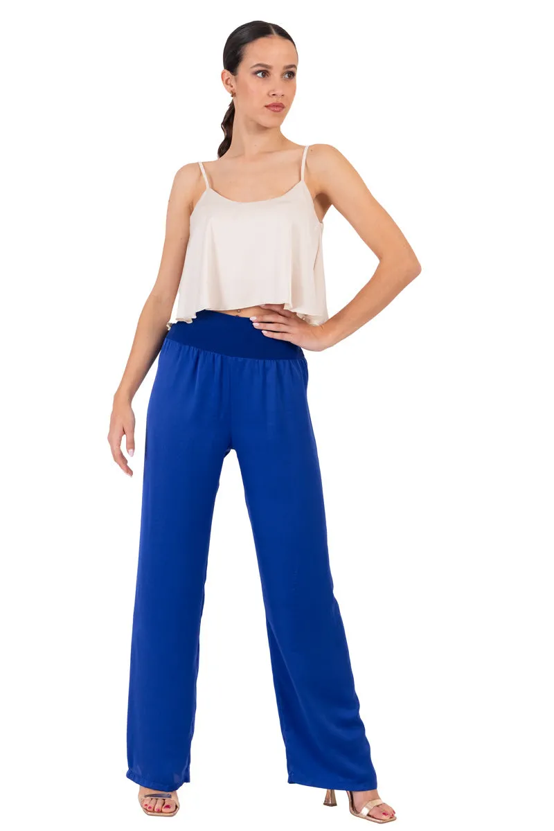 Satin Wide Leg Pants