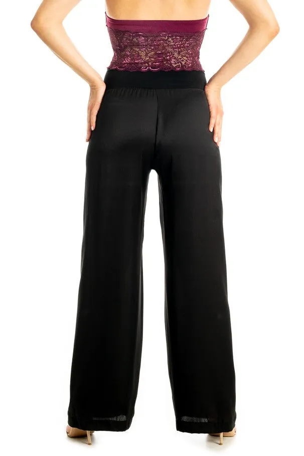 Satin Wide Leg Pants