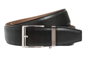 Smooth Black, 40mm Strap, Dress Belt