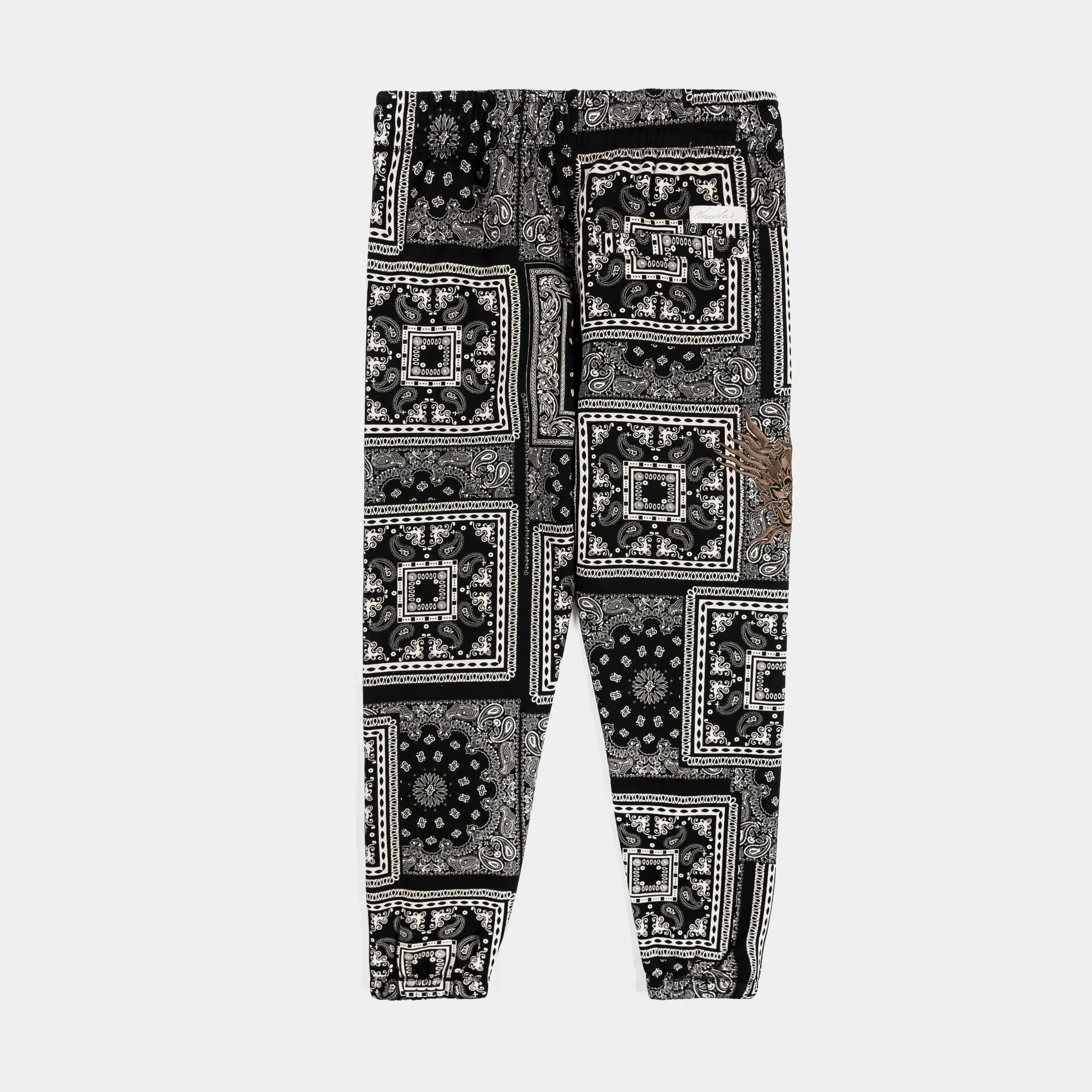 SP x Bruce Lee Be Paisley Joggers Mens Pants (Black/White)