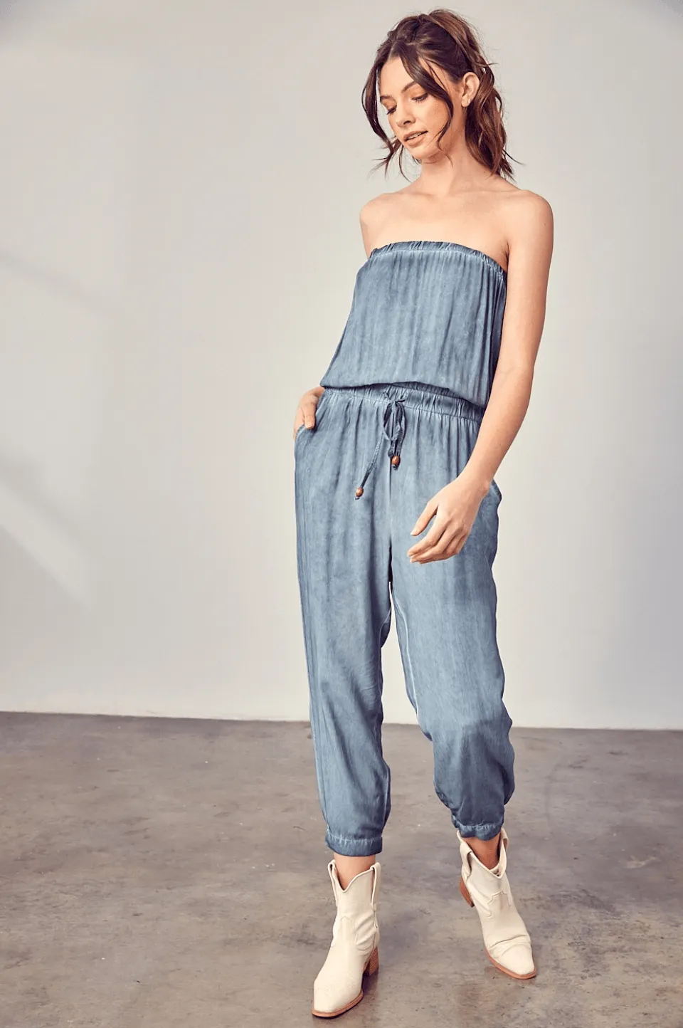 Strapless Jumpsuit