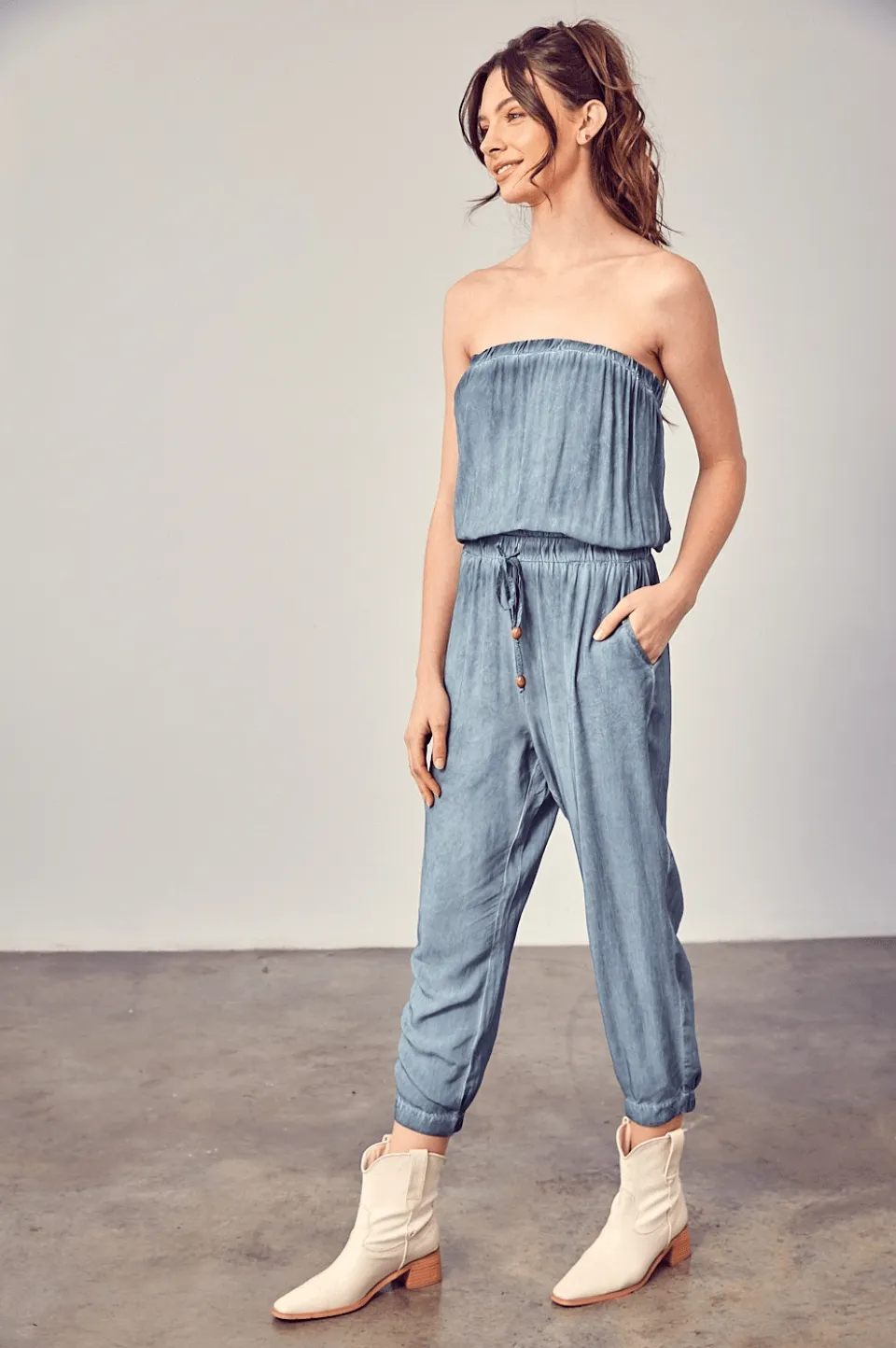 Strapless Jumpsuit