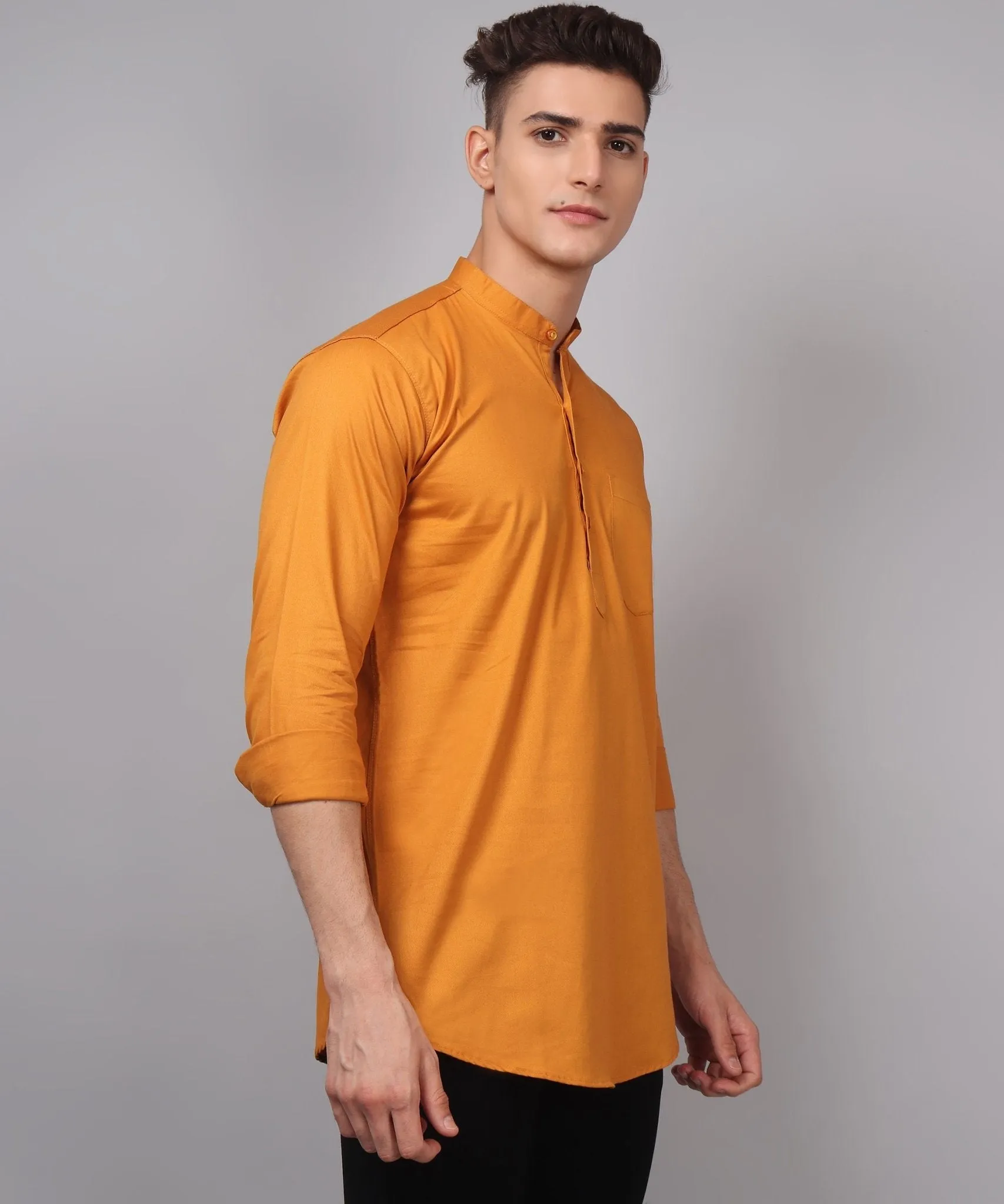 TryBuy Premium Cotton Made Trendy Ethnic Kurta for Men