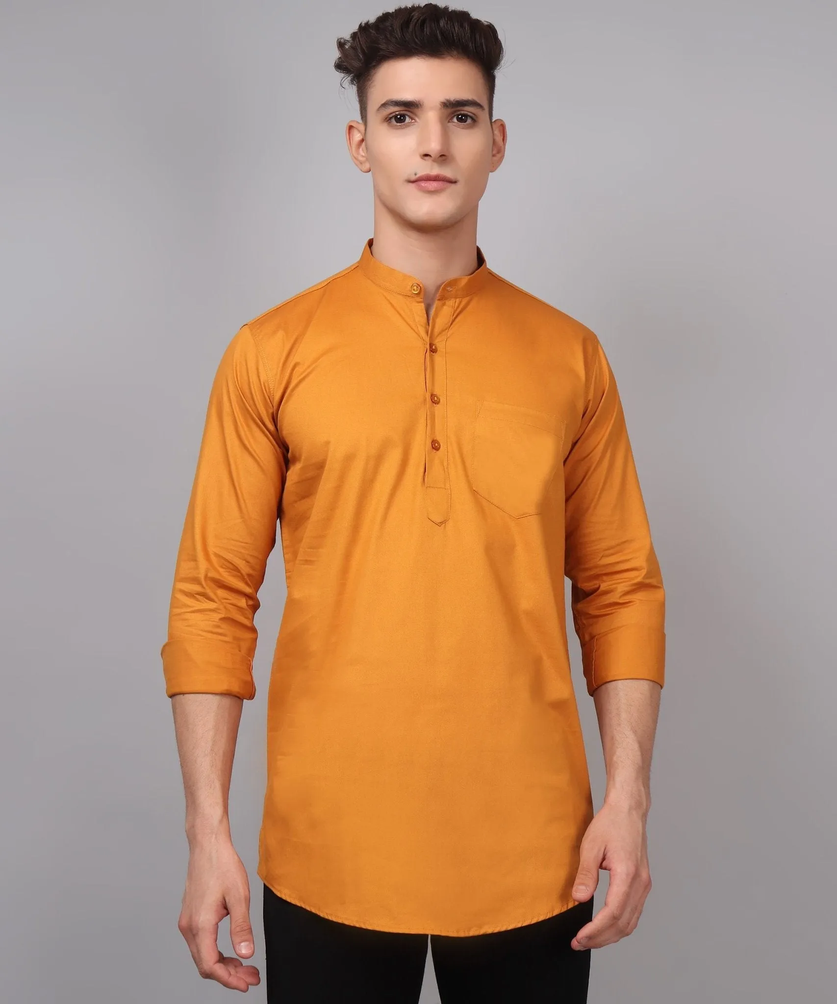 TryBuy Premium Cotton Made Trendy Ethnic Kurta for Men