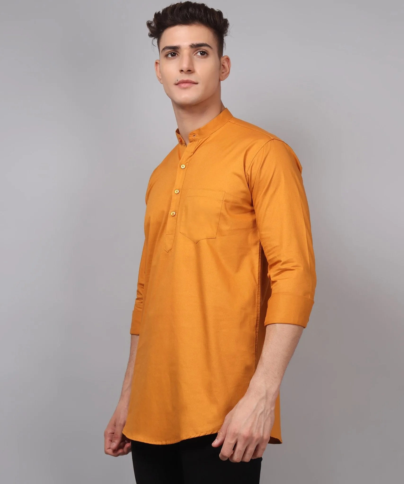 TryBuy Premium Cotton Made Trendy Ethnic Kurta for Men