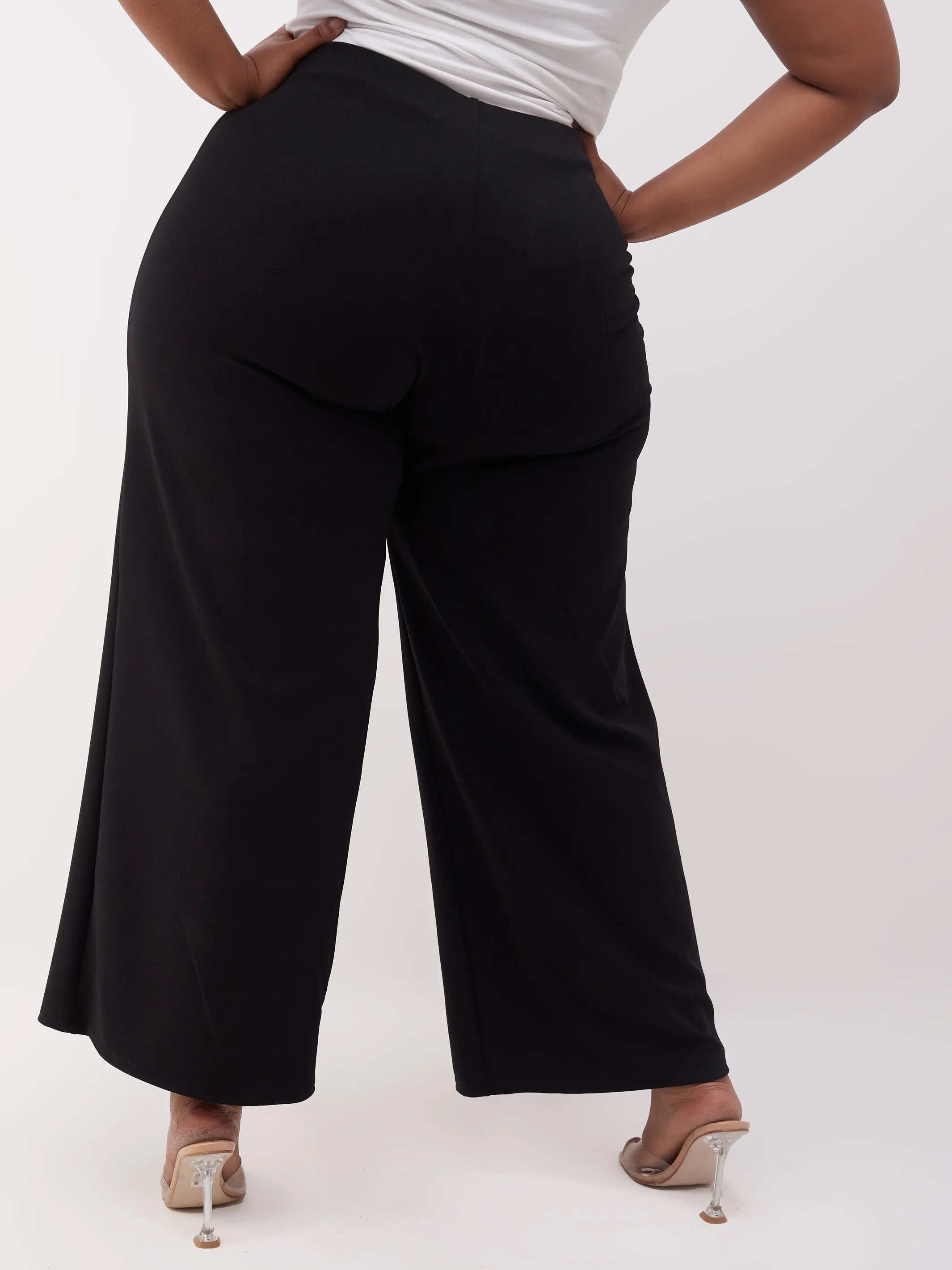 Vivo Dua Wide Leg Pants - Black