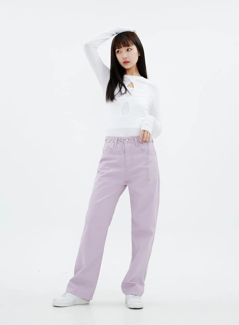 Wide Leg Cotton Pants CM16