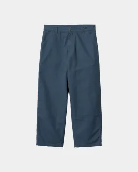 Wide Panel Double Front Pant | Naval