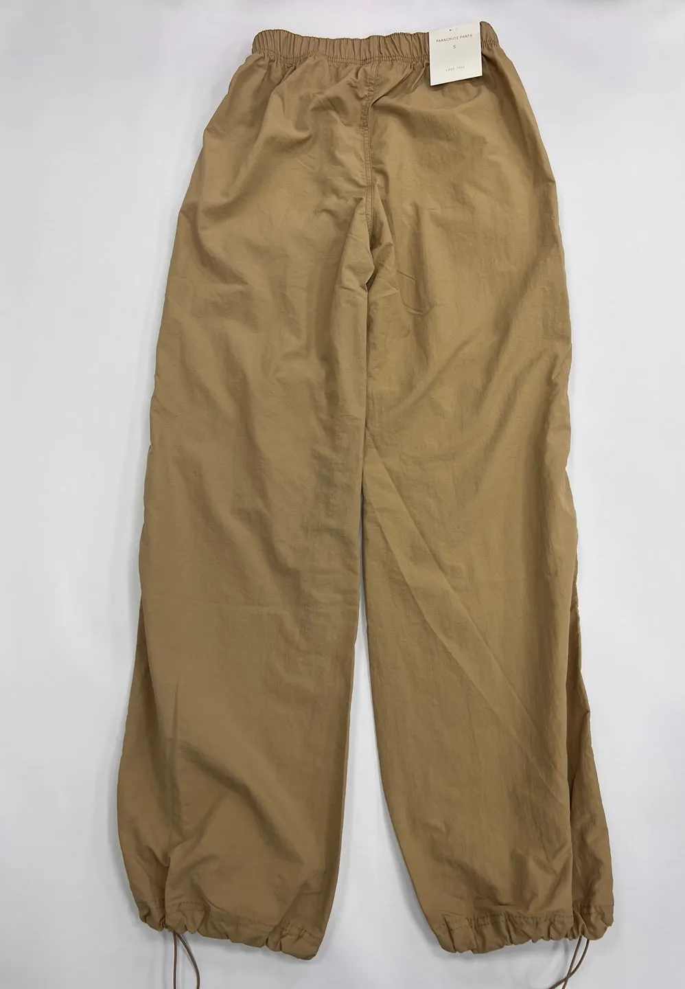 Women's Solid Nylon Parachute Pants