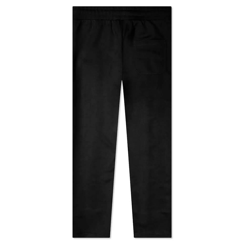 Women's Star Wide Leg Jogging Pant - Black/White